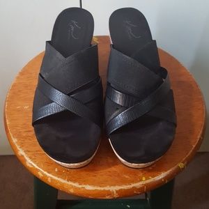 Black Wedge Shoe